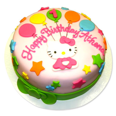 "Birthday Celebrations Fondant Cake - 2kgs - Click here to View more details about this Product